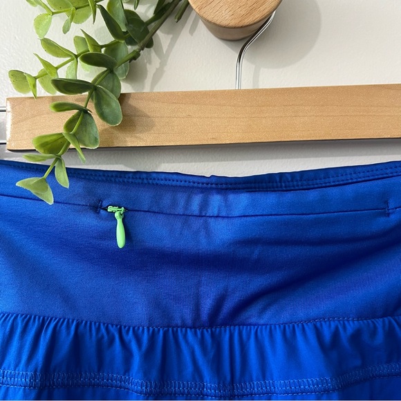 Fabletics Austyn Run Electric Blue Lined Workout Running Shorts - Picture 8 of 12